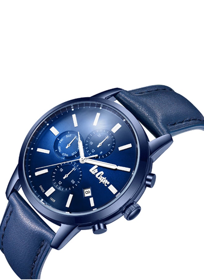 Lee Cooper Men Multi Function Dark Blue Dial Watch - LC08085.999  - Image 4