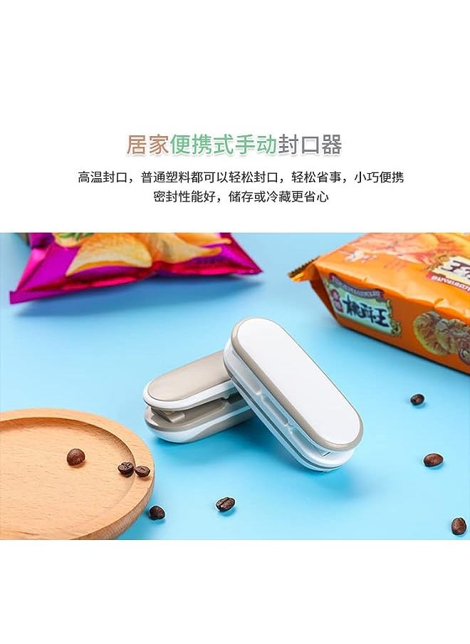 THE BABA Baba - 8776 - Handyseal: Portable Food Sealer For Kitchen And Travel, Mini Bag Sealer, Bag Sealer For Food And Chips - Grey Color  - Image 5