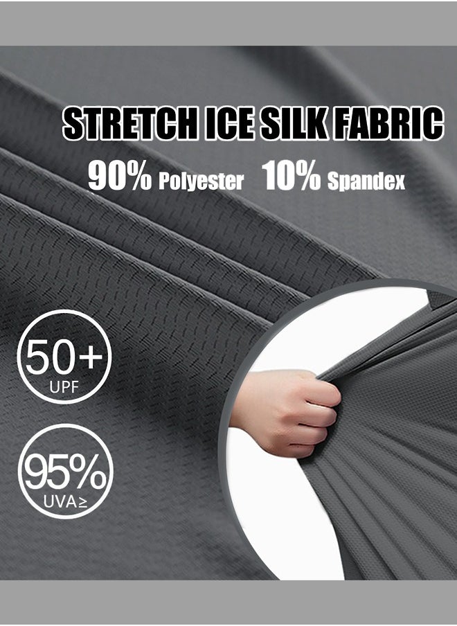 Generic Sun Shirts for Men Rash Guard Shirts Sun Protection Jacket Men Sun Protection Clothing Fishing Shirts UV Sun Hoodie Mens (3XL)  - Image 5