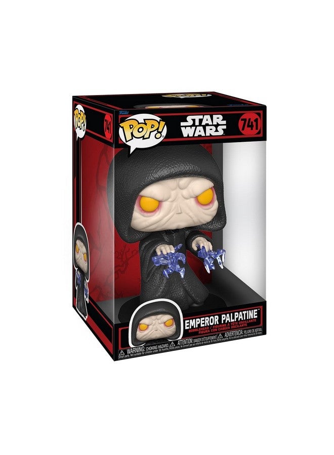 Funko فانكو بوب! جامبو: ستار وورز داركسايد - الإمبراطور بالباتين - تمثال فينيل قابل للجمع - فكرة هدية - منتجات رسمية - للأطفال والبالغين - عشاق الأفلام - تمثال لجمع المعجبين والعرض - Image 1