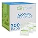 Care Touch Alcohol Wipes Individually Wrapped Alcohol Prep Pads with 70 Isopropyl Alcohol Great for Medical First Aid Kits Sterile Antiseptic 2Ply Alcohol Swabs 300 count - Image 1