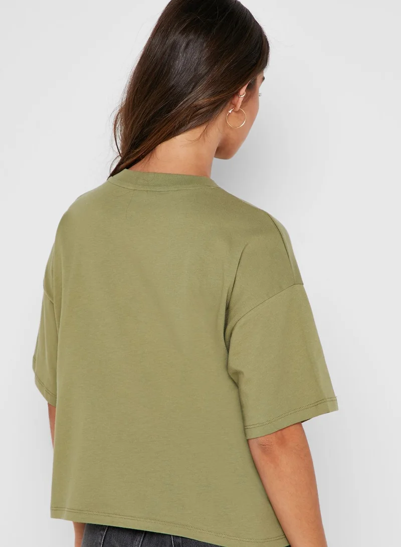 Topshop Petite Slogan T-Shirt