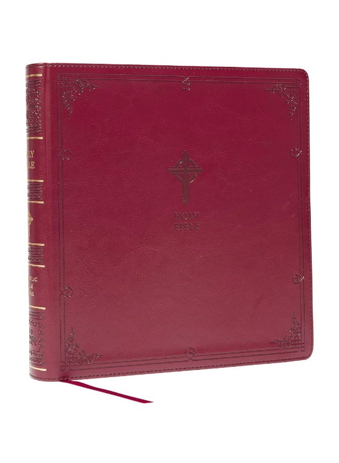 Nabre Xl Catholic Edition Leathersoft Burgundy Comfort Print Holy Bible  - Image 3