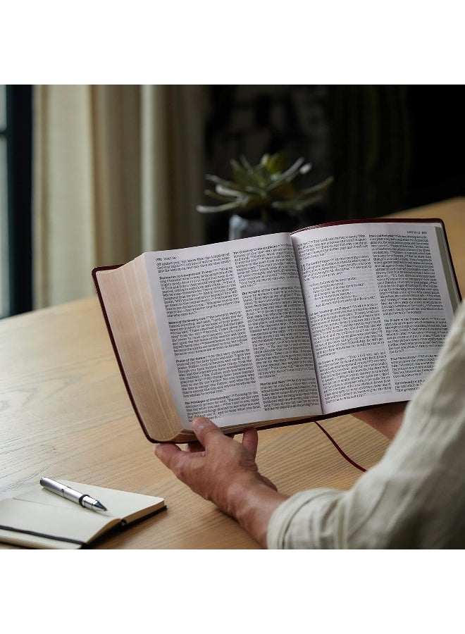 Nabre Xl Catholic Edition Leathersoft Burgundy Comfort Print Holy Bible  - Image 2