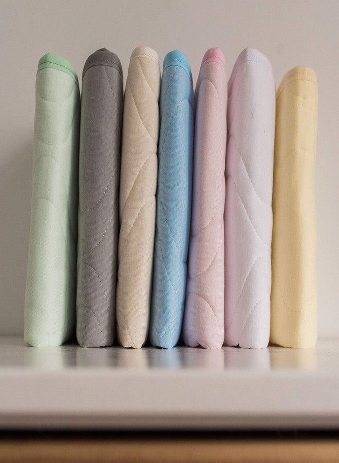 SHEETWORLD.COM SheetWorld Crib Bib Sheet Saver - 13x27 Inches, Soft Cotton Material, 4 Secure Corner Ties - Essential Baby Bedding for Easy Clean-Up and Comfort - Proudly Made in The USA - Image 2