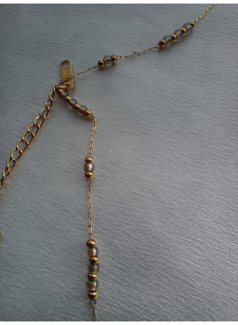 Deep brown bead  Anklet - Image 2