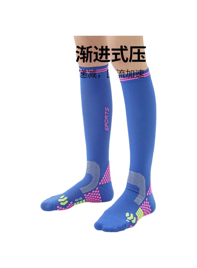 Caspian Wolf Running Marathon Sports Socks, Compression Socks, Fitness Jump Rope Pressure Socks, Elastic Long Tube Calf Socks For Men And Women - Image 1