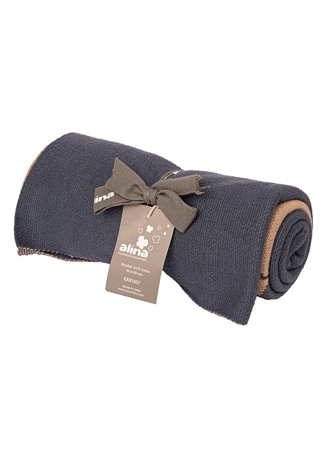 Alina Blanket 100% Cotton Knitted - Image 1