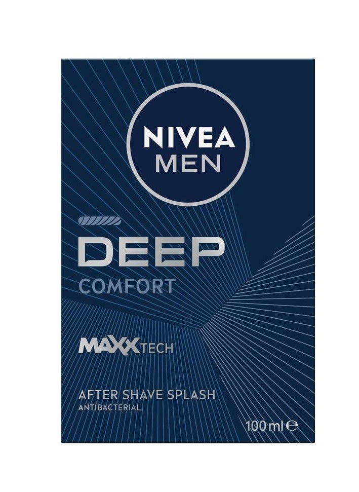 Nivea Men Deep Comfort After Shave Lotion, Antibacterial 100ml  - Image 3