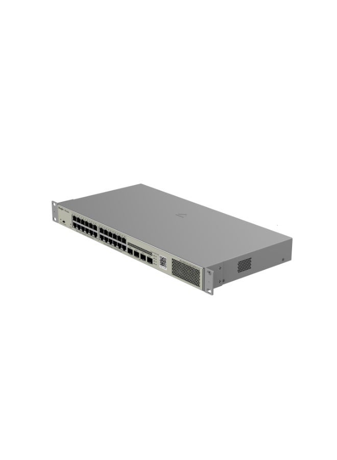 رويجي سويتش RG-NBS3100-24GT4SFP-P-V2 جيجابت 28 منفذ | مُدار سحابياً L2 | 24 PoE+ و 4 منافذ SFP | قدرة 370 واط - Image 3