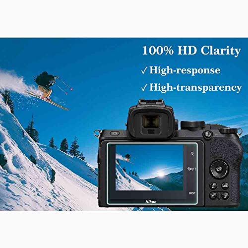 ULBTER Z50 Screen Protector for Nikon Z 50 Z50 Mirrorless Digital Camera & Hot Shoe Cover, 0.3mm 9H Hardness Tempered Glass Saver Anti-Scrach Anti-Fingerprint Anti-Bubble Anti-Dust [2+3Pack] - Image 5