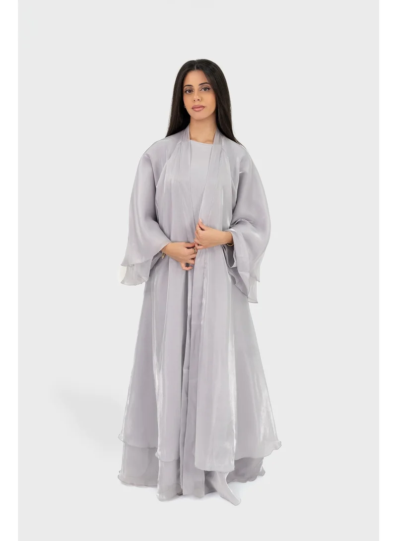 اوفيليا عباية حالمة | فضي ناعم