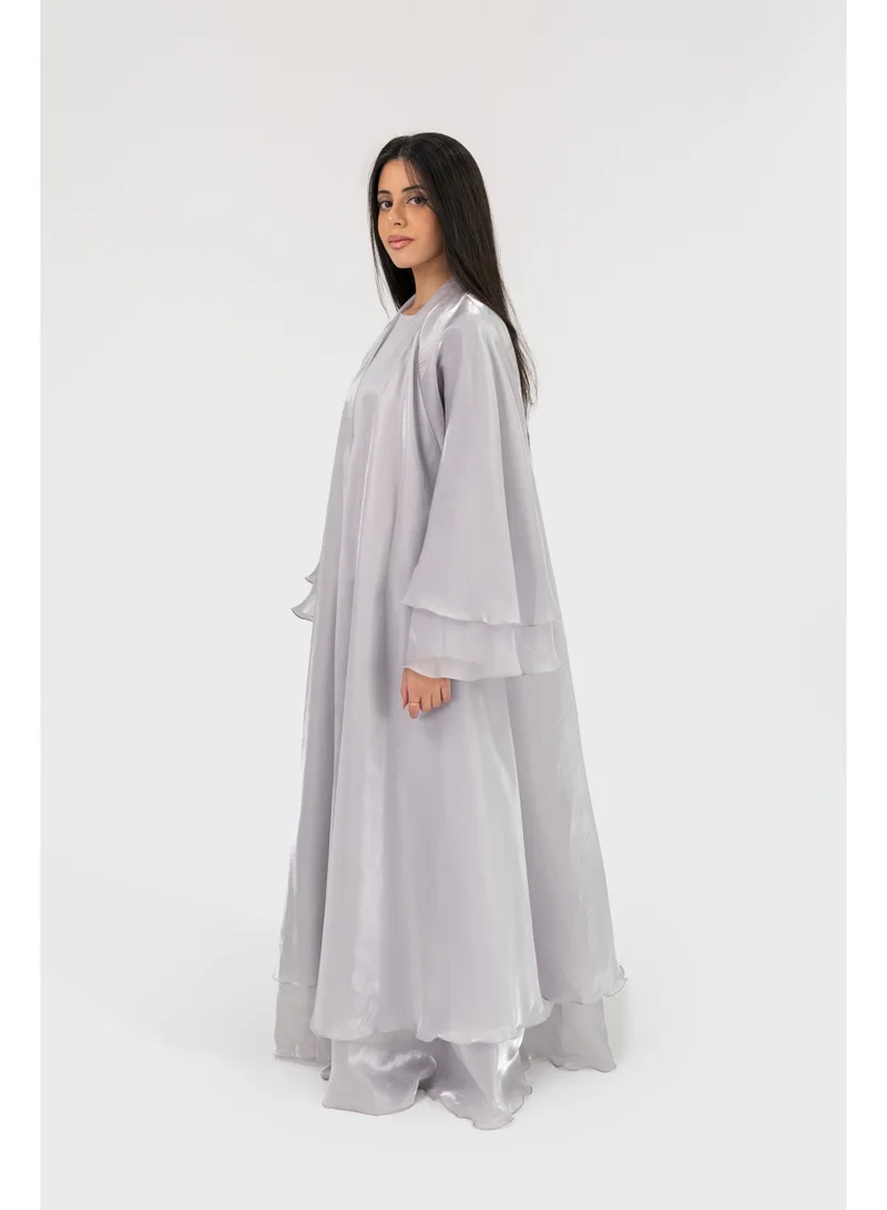 اوفيليا عباية حالمة | فضي ناعم