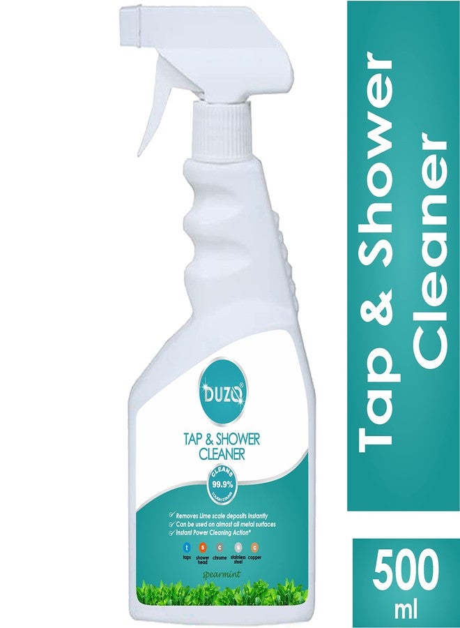Duzo Tap & Shower Cleaner - Limescale Remover - 500ml Spearmint- Pack of 2 - Image 2