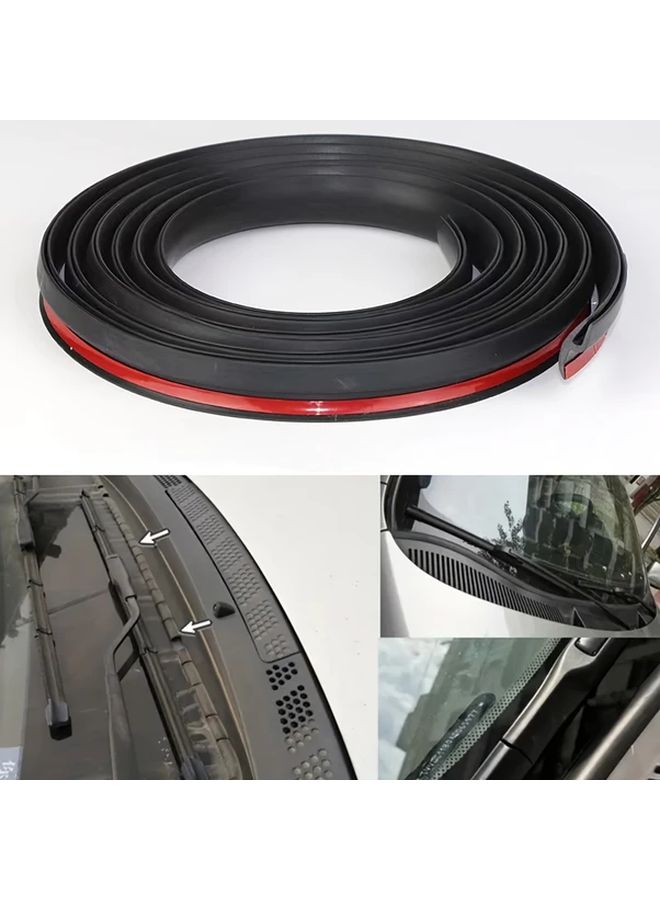 H Shaped Rubber Seal Strip For Car Windshield Rear Window And Sunroof 1 7m - Image 4