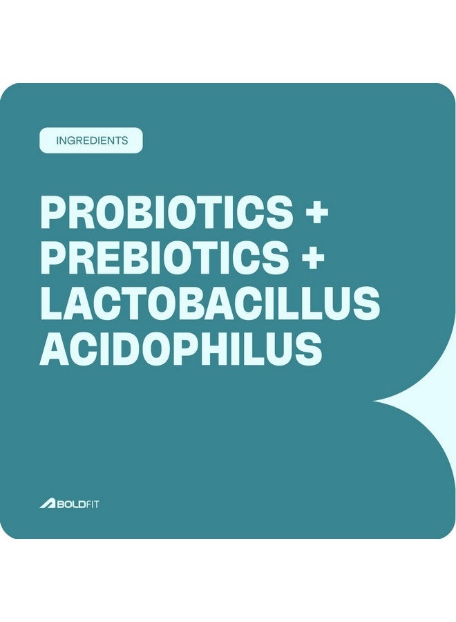 BOLDFIT Boldfit Probiotics supplement for gut Health 30 Billion CFU with 16 Strains & Prebiotics Supports Digestive Health, Immune Function, and Overall Wellness -60 Vegetarian Probiotics Capsules  - Image 5