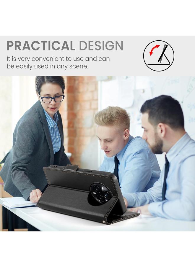 S-TOP Case For Realme 14 Pro+ Side Buckle Magnetic Frosted Leather Phone Case - Image 5