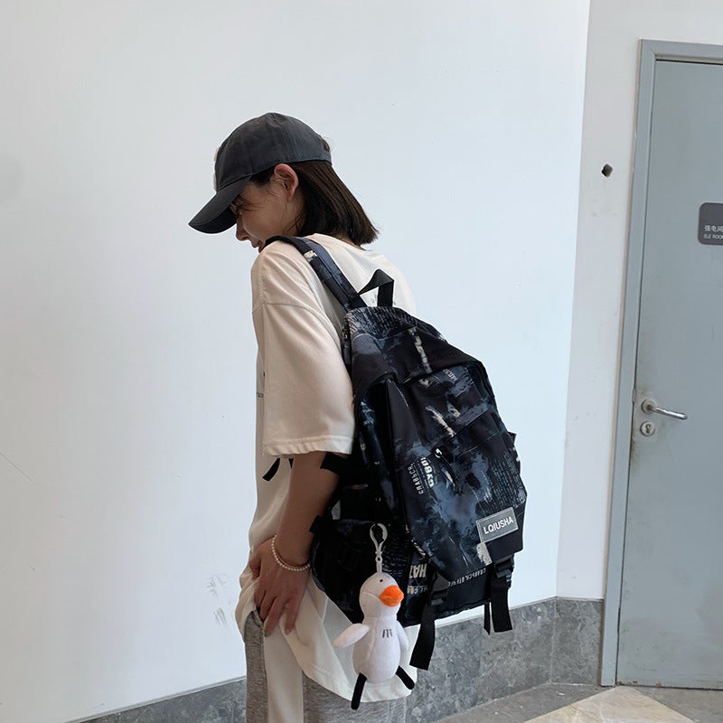 New Fashionable Student Backpack Junior High School Senior High School For Boys And Girls Universal Schoolbag Mori Super Cool Large Capacity Backpack - Image 4