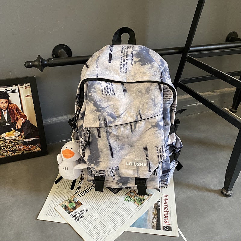 New Fashionable Student Backpack Junior High School Senior High School For Boys And Girls Universal Schoolbag Mori Super Cool Large Capacity Backpack - Image 1