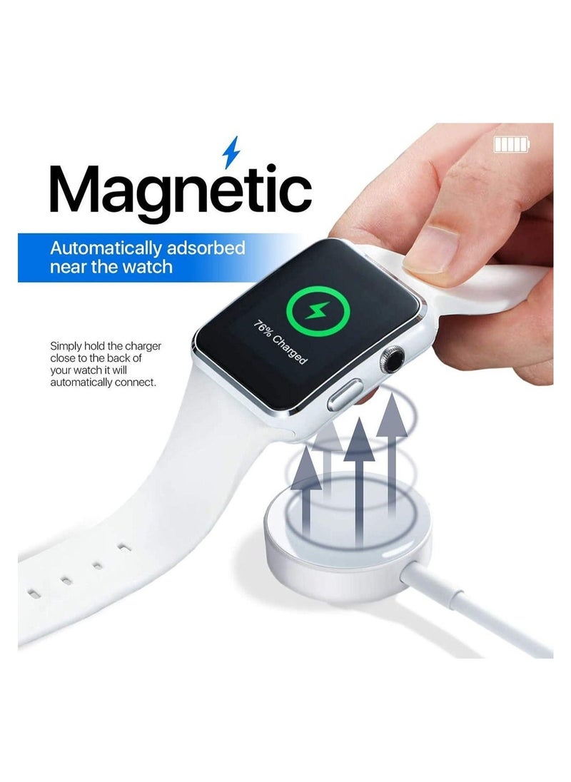 Wireless Charger Compatible for Apple Watch Series 6, 5, 4, 3, 2, 1 – Magnetic Charging Cable – Fast Charging Portable Charger - Image 4