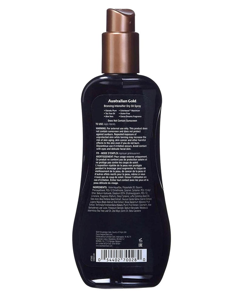 Australian Gold Intensifier Bronzing Dry Oil Spray 8 Ounce (235ml) (Pack of 6) - Image 3