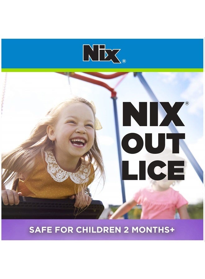 NIX Lice Killing Creme Rinse Extra Strength Family Pack, 2 Creme Rinse, 2 fl oz bottles & 2 Lice Combs - Image 3