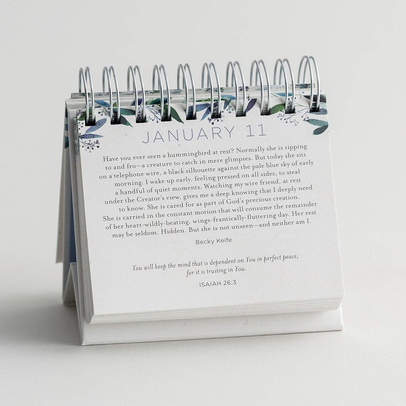 DaySpring  A Moment To Breathe 366 Devotional Thoughts That Meet You in Your Everyday Mess An Inspirational DaySpring DayBrightener  Perpetual Calendar 15 x 55 x 55 90857 - Image 3