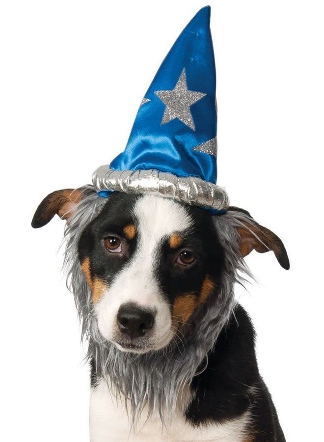 قبعة الساحر مع لحية من زي روبي للحيوانات الأليفة، مقاس متوسط/كبير