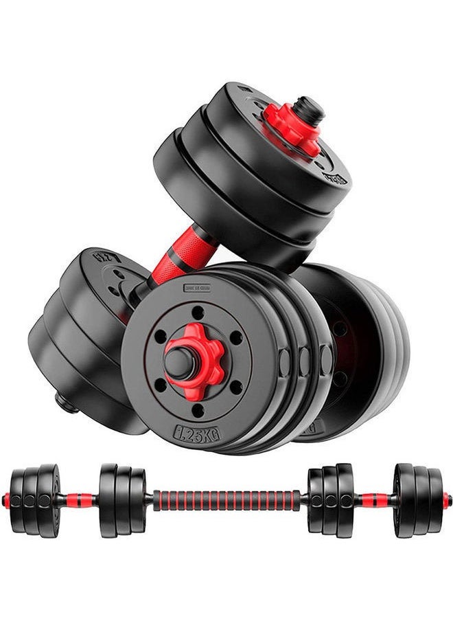 Fitness World Set of 10kg Adjustable Dumbbells and High Quality Exercise Bike with Chair  - Image 2