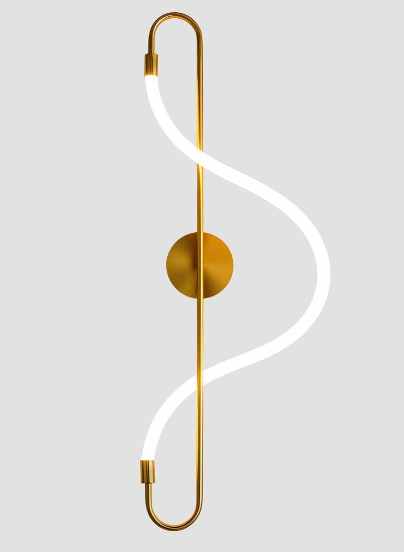 تارجت مصباح حائط LED ذهبي حديث لغرفة المعيشة وغرفة النوم 70 × 30 سم - Image 2