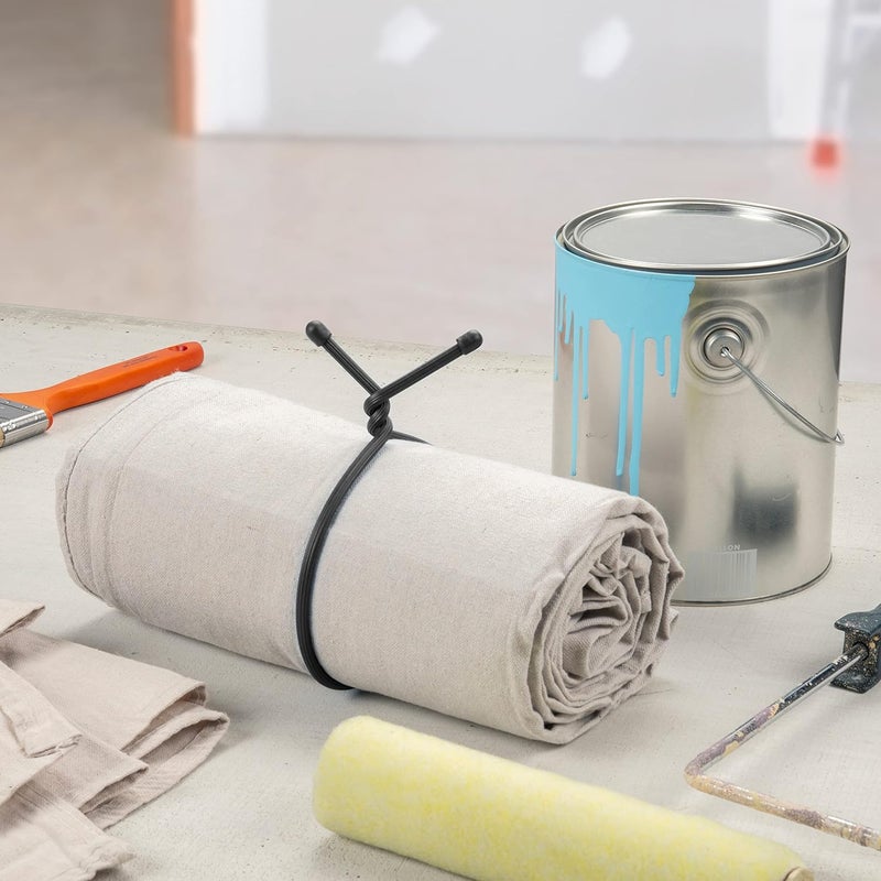 NiteIze Nite Ize GT242PK01 N01825 Original Gear Reusable Rubber Twist TieMade in The USA 24 2 Pack Black - Image 3