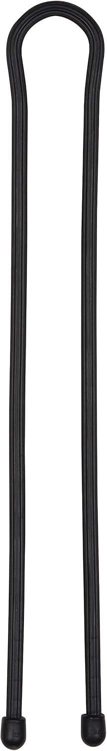NiteIze Nite Ize GT242PK01 N01825 Original Gear Reusable Rubber Twist TieMade in The USA 24 2 Pack Black - Image 2