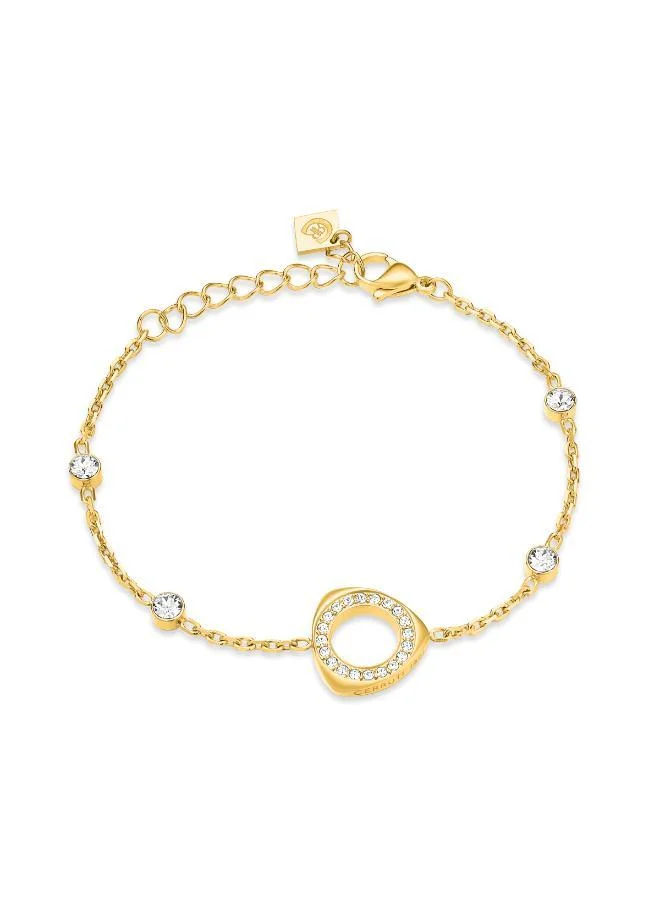 Giulia  Triangle C Logo Bracelet