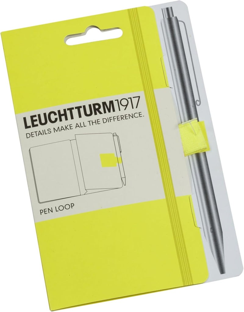 LEUCHTTURM1917 Leuchtturm1917 SelfAdhesive Pen Loop Yellow neon  - Image 1