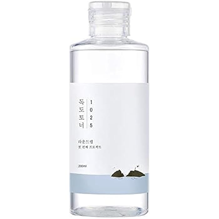 ROUND LAB 1025 Dokdo Toner 6.76 Fl Oz, Oil Control and Reduces Excess Sebum, Gentle Exfoliating Facial Toner, Deep Sea Water for Moisturization, Soft Finish Without Stickiness, Korean Skin Care - Image 4