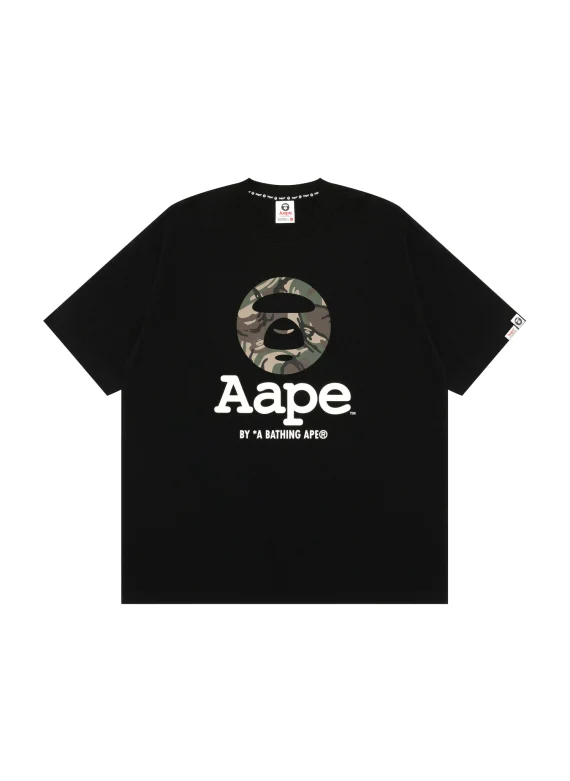 ايه ايه بي إي Camo moonface logo tee