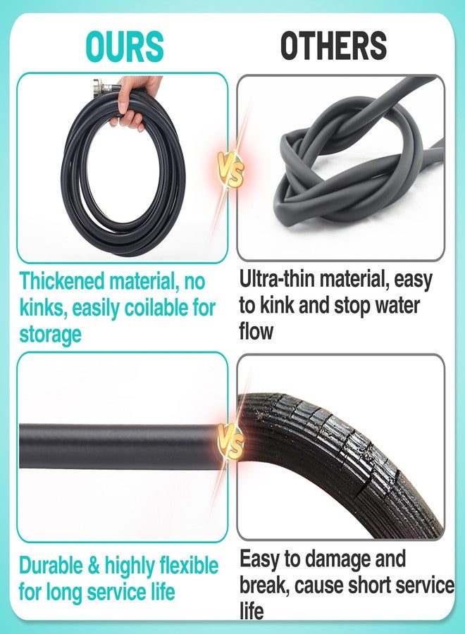 Apipi Leakproof Dehumidifier Drain Hose 3/4" FHT - 12 FT Thickened Dehumidifier Hose with Rustproof Durable Connector, No Kink and Easily Coilable, Fits for Most of Dehumidifiers - Image 3