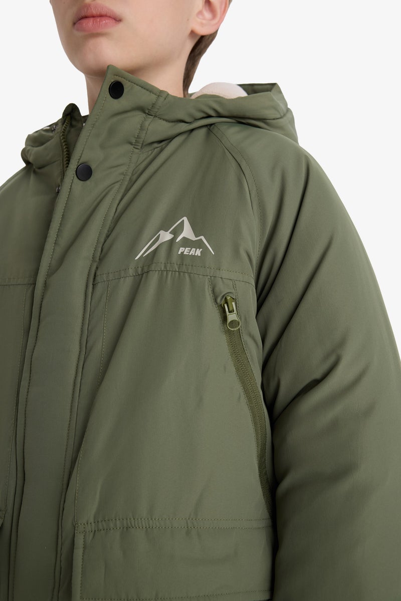 ديفاكتو جاكيت بامب اولادي وتر بروف بكابيشون وبطانة صوفية - Image 5