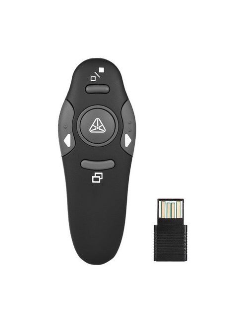 2.4GHz Wireless USB Powerpoint Presentation PPT Flip Pen Pointer Clicker Presenter with Red Light Remote Control for Teacher Lecturer Professor Scholar