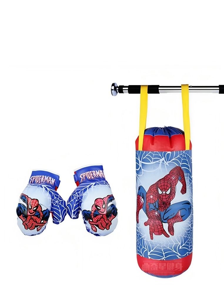 طقم كيس ملاكمة ب الحصري مع قفازين للأمان - Image 3