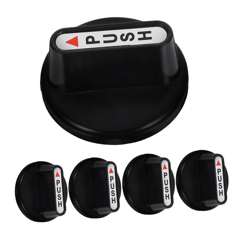 5Pcs Heat Resistant Gas Stove Knobs Replacement For Home And Commercial Kitchen - Image 1