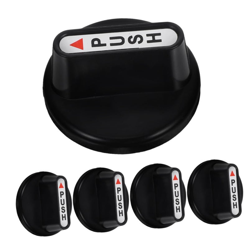 5Pcs Heat Resistant Gas Stove Knobs Replacement For Home And Commercial Kitchen - Image 2