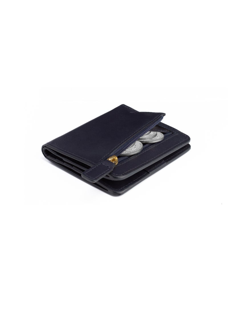 SKENZBI Women's Wallet Bifold Genuine Leather Rfid Blocking Ladies Mini Purse  - Image 3