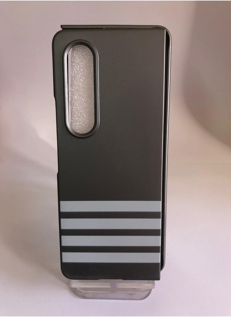 GOLDEN MASK GOLDEN MASK For Samsung Galaxy Z Fold 4 Case Ultra Thine Camira protection- (Grey&White)  - Image 1