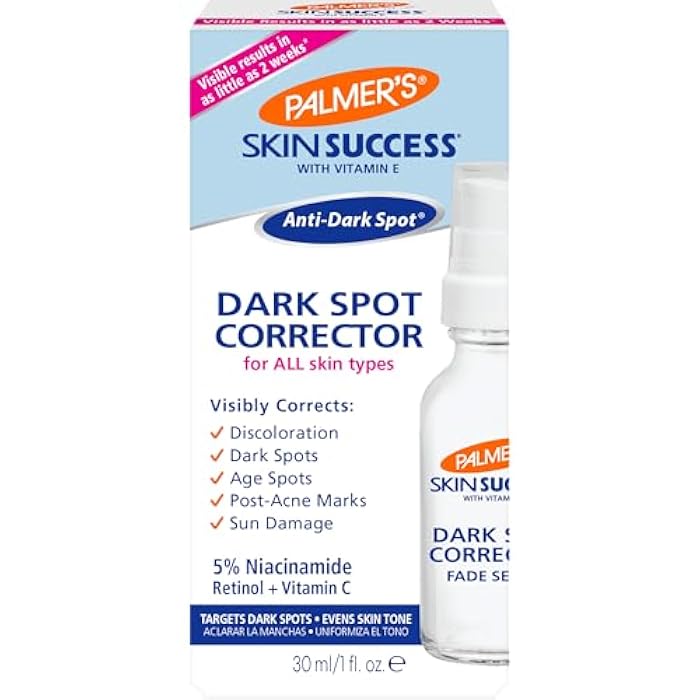 Palmer's Skin Success Dark Spot Corrector Fade Serum with Vitamin E and Niacinamide, Helps Reduce Dark Spots and Discoloration, Facial Serum for Uneven Skintone, 1 Ounce - Image 1