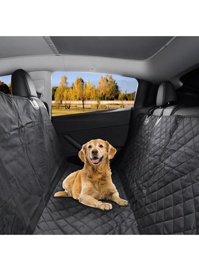 Basenor 2026-2020 Tesla Model Y Juniper Dog Car Seat Cover 100% Waterproof Pet Dog Back Seat Covers Hammock Boot Liner with Adjustable Straps for Model Y Accessories (Standard/Premium/Performance) - Image 1