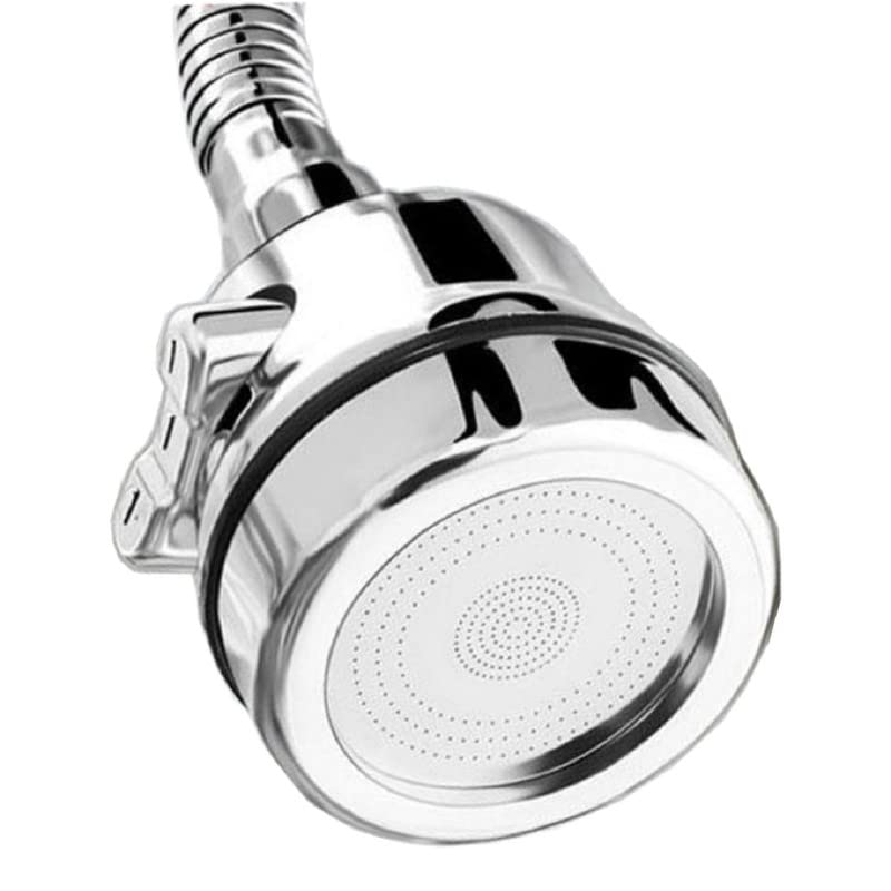TOMATUS® 360 Rotating Tap – 3 Mode Adjustable Tap Extension for Kitchen Sink, Water Saver Anti-Splash Sprayer Head with Bubbler & Power Spray with Long-Spring Design - Image 5