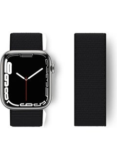 HappyCase Apple Watch 44MM Mesh Velcro Band - Black 