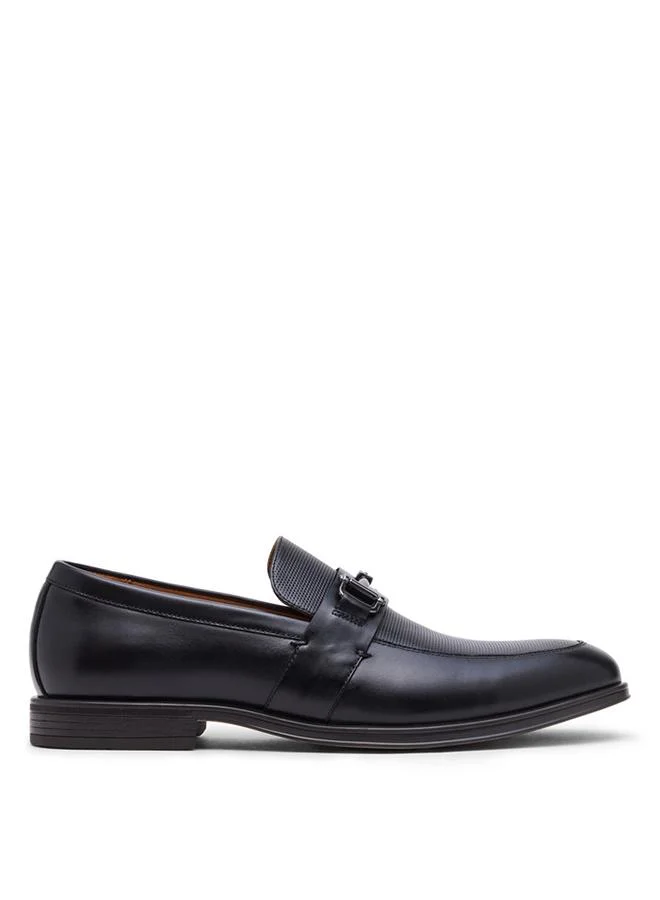 Santino Black Men's Slip On Dress Shoes