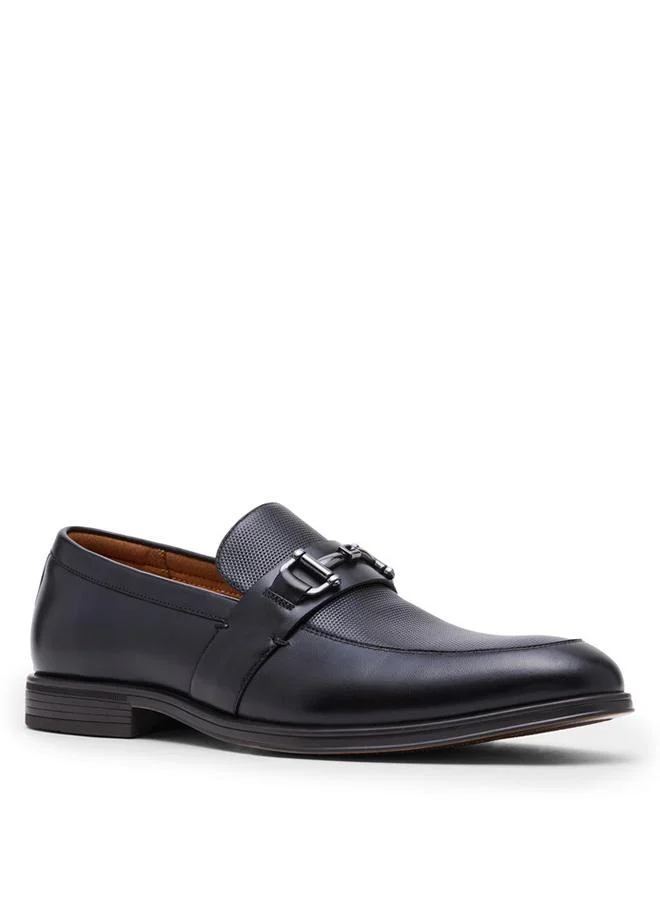 Steve Madden  Santino Black Men's Slip On Dress Shoes for Men | Best Price UAE
